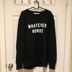 H&M “Whatever Works” Black Crewneck Sweater